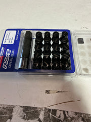 [OPEN BOX] Rays M12x1.25 Black Lug Nuts | W1712125B - Default Title