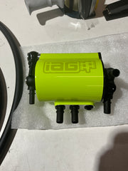 [OPEN BOX] IAG Street Series Air / Oil Separator (AOS) Subaru WRX 2022-2026 | IAG-ENG-7188 - Black - Neon Yellow