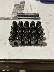 [OPEN BOX] Muteki Super Tuner Closed-Ended Black Chrome Lug Nuts 12x1.25mm | 41885T - Default Title