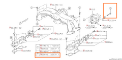 Subaru OEM Bolt Intake Manifold / Throttle Body System 6X50X18 Subaru WRX 2015-2026 | 808206060