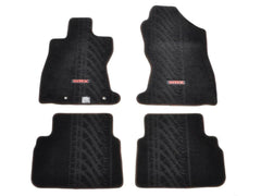 Subaru OEM Floor Mats Carpeted Front and Rear Black With WRX Logo Subaru WRX 2022-2026 | J501SVC200