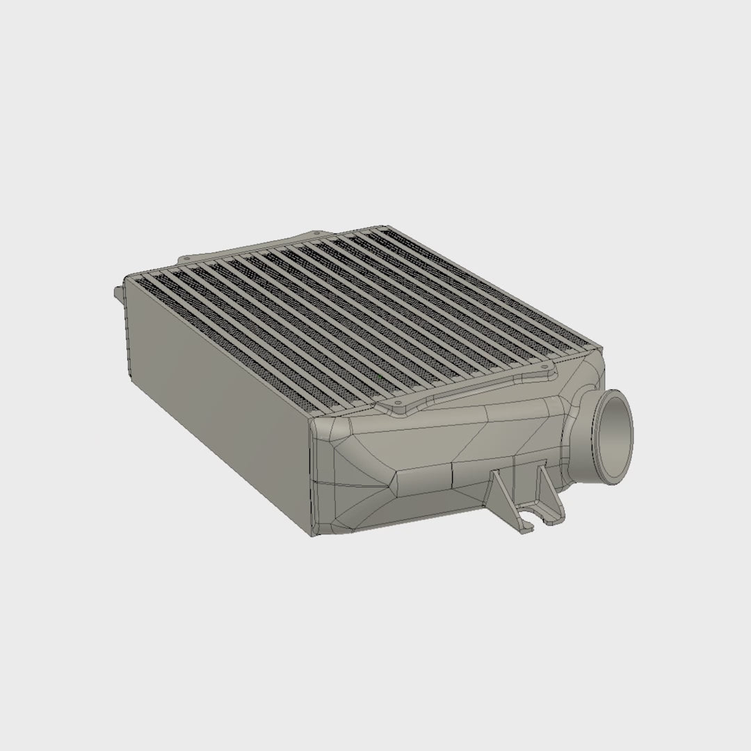 OVERTAKE Top Mount Intercooler Black Subaru 2015-2021 WRX / 2014-2018 Forester XT | A10384BLK