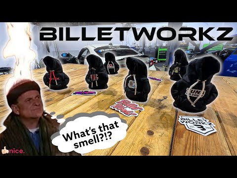 BilletWorkz Shift Knob Hoodie - Cloud | BW-HDE-BLK-CLD