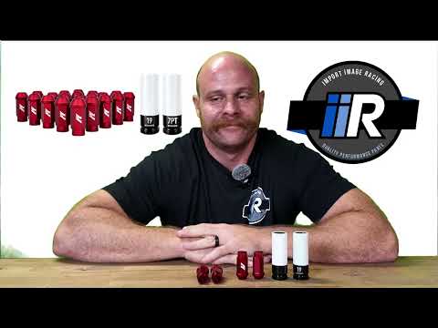 Mishimoto M12x1.25 Red Locking Lug Nuts (20pc) | Lightweight 7075-T6 Aluminum