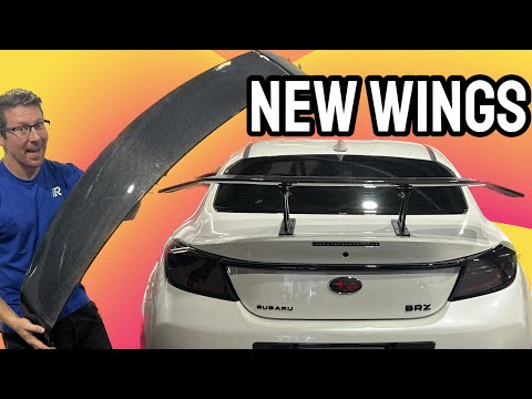 Noble Mid Brackets for Sard LSR Style Spoiler Subaru BRZ / GR86 2022-2025