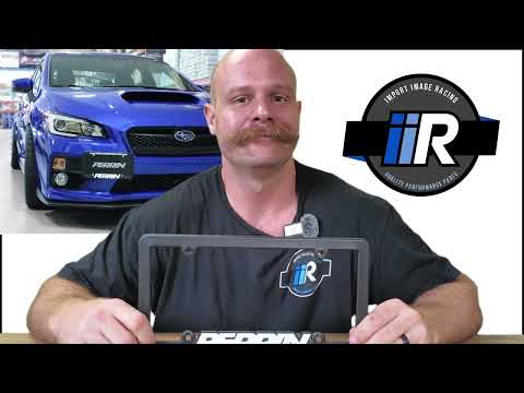 PERRIN License Plate Frame | Lightweight Performance Plate Frame | ASM-BDY-500