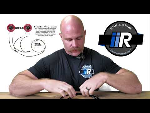 GrimmSpeed Hella Horn Wiring Harness Subaru WRX, STI, Forester & Legacy | Plug & Play | 040005