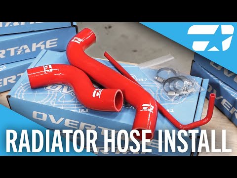 Overtake Radiator Hose Kit Black Subaru WRX 08-14 / STI 08-21 / FXT 09-13 | A10127BLK