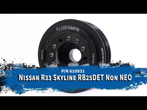 Fluidampr Steel Crankshaft Damper Nissan Skyline R33 RB25DET Non Neo 1994-1999 | 610931