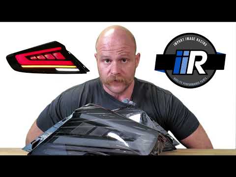 Noble S4 Style Sequential Tail Lights Subaru WRX 2022-2026 | Smoked Lens & White LED Bar