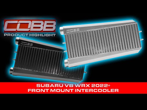 Cobb FMIC Front Mount Intercooler Kit WRX 2022-2026 Black | 746550-BK