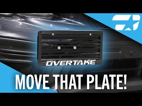 Overtake MaxxAdjust License Plate Relocation Kit Subaru WRX / STI 2008-2014 | A10125