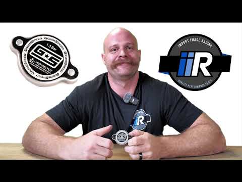 GrimmSpeed 1.3 Bar Radiator Cap Type A Subaru | GRM1.1013.1.BLK