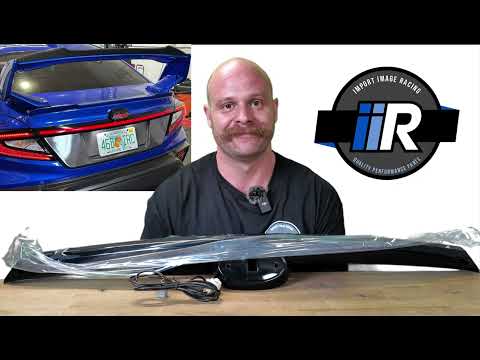 Noble Lux LED Trunk Garnish Tail & Brake Light Subaru WRX 2022-2026 | Smoked Lens | Plug & Play