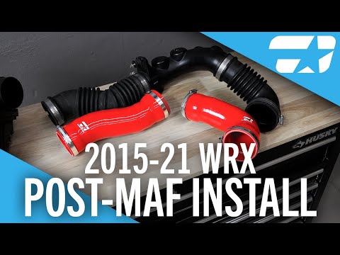 Overtake Post MAF Intake Hose Kit Red Subaru WRX 2015-2021 | A10133RED