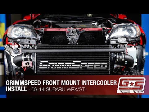 GrimmSpeed Front Mount Intercooler Core Black 08-14 Subaru STI | 090259