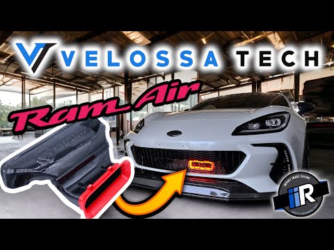 Velossa Tech Lit Kit Big Mouth Ram Air Intake Snorkel Subaru WRX 2022-2025