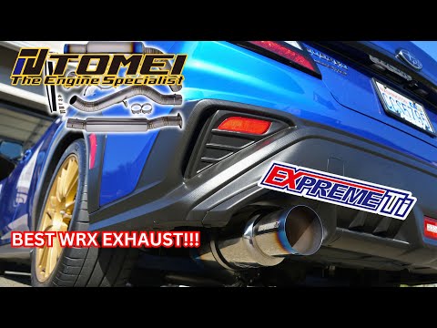 Tomei Full Titanium Muffler Kit Expreme Exhaust TI WRX 2022-2025 Type-R | TB6090-SB06A