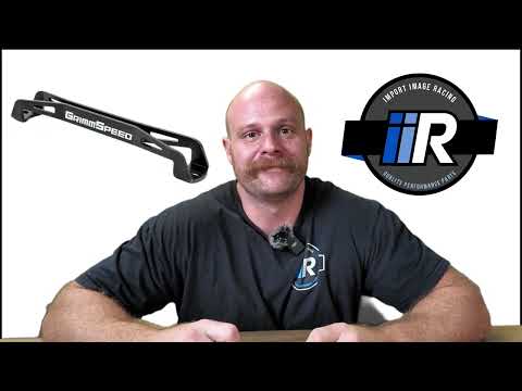 GrimmSpeed Black Battery Tie Down WRX / STI / BRZ / GR86 | Engine Bay Upgrade | 121026