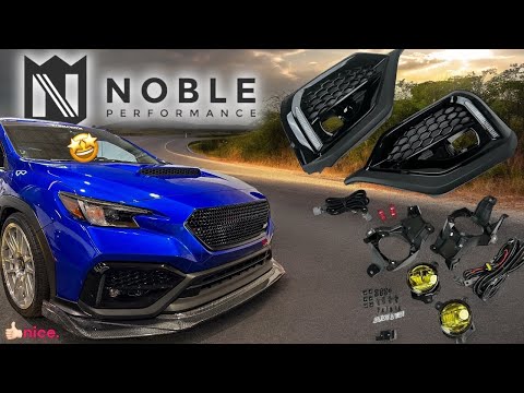 Noble Lux LED Fog Light Kit w/ JDM Style DRL Bezels - 2022-2025 WRX