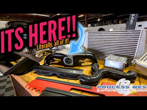 Process West Subaru WRX 2022-2025 CAI with K&N filter | PWCAI10