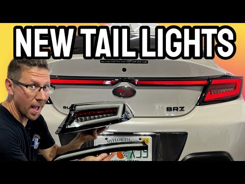 Noble TAS Smoked Sequential Tail Lights (White or Red Bar) 2022-2025 Subaru BRZ / Toyota GR86