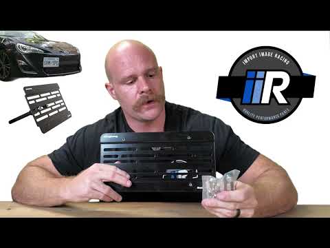 GrimmSpeed License Plate Relocation Kit for WRX, STI & BRZ | 094029