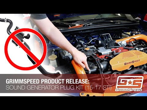 GrimmSpeed Black Sound Generator Plug Kit Subaru STI 2015-2017 | 125015