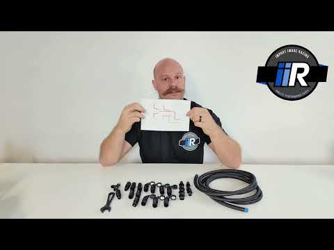 Torque Solution Braided Fuel Line Kit -6 AN Subaru WRX 02-14 / STI 07-21 | TS-SU-6FLK-AM