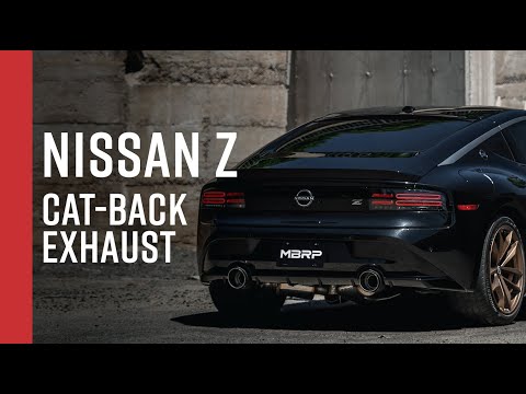 MBRP Armor Pro Cat Back Exhaust 3" Dual Exit w/ 5" Carbon Fiber Tips Nissan Z 2023-2026 | S44083CF