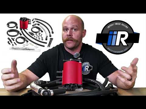 IAG Air Oil Separator (AOS) WRX 2008-2014 / STI 2008-2021 | Street Series Red