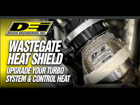 DEI Wastegate Shield - 40mm to 45mm - Titanium | 10142