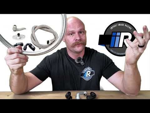 Torque Solution -10AN Turbo Oil Return Line Kit EJ Subaru | Rotated Turbo Setup | TS-SU-486K