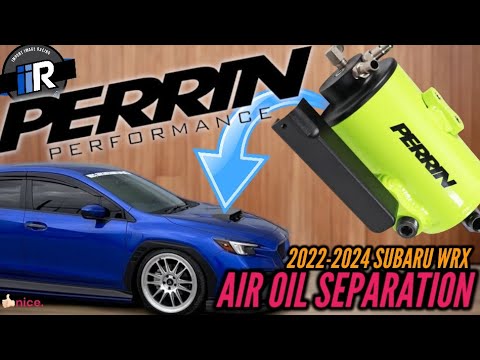 Perrin Air Oil Separator Subaru WRX 2022-2026 - Black | PSP-ENG-611BK