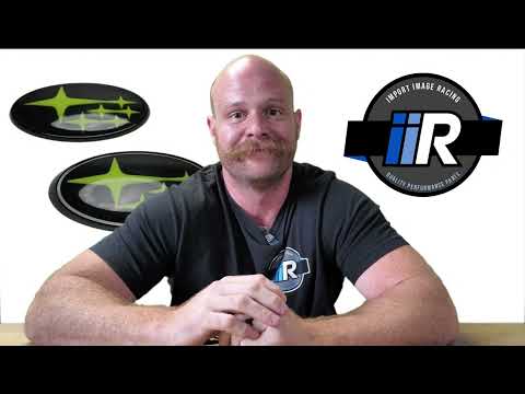 GCS Neon Stars Front & Rear Emblem Set Subaru WRX / STI 2015-2021 | 15WRXFRSET-NE
