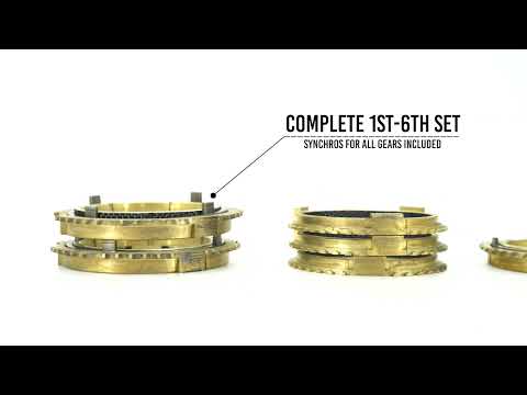 IAG 1st - 6th Carbon Synchro Set Subaru STI 04-06 / Legacy GT Spec B 6-Speed 07-09 | IAG-DRV-1046