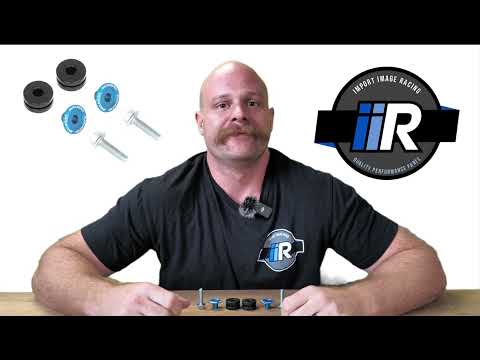 Overtake Top Mount Intercooler Isolator Bushings Blue Subaru WRX & STI 2002-2026 | A10638BLU