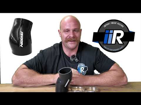 PERRIN TMIC Throttle Body Coupler Kit Subaru WRX 2008-2021 | Black Silicone | PSP-ITR-321BK