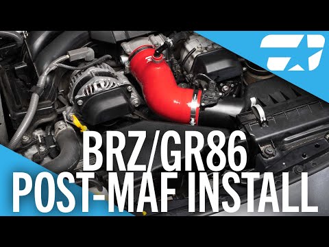 Overtake Post MAF Hose Kit Black Subaru BRZ / Toyota GR86 2022-2026 | A10132BLK