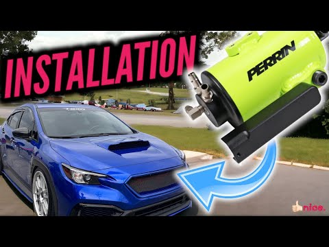 Perrin Air Oil Separator Subaru WRX 2022-2026 - Black | PSP-ENG-611BK