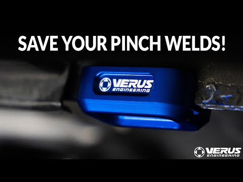 Verus Engineering Black Pinch Weld Jack Pucks FRS /  BRZ / GT86 2013-2020