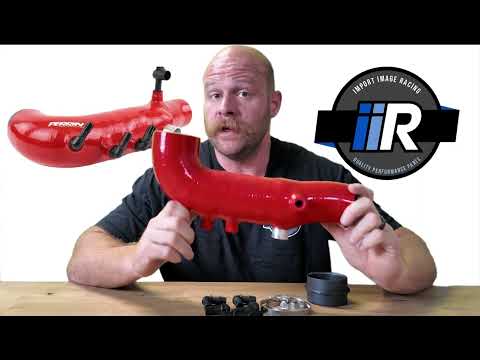 PERRIN Red Turbo Inlet Hose Subaru WRX 2008-2014 / Legacy GT / FXT | PSP-INT-421RD