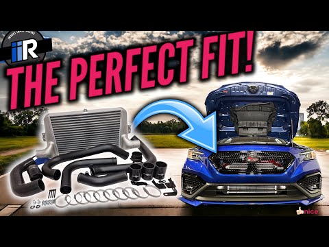 Process West Stage 1 Front Mount Intercooler Kit Silver Core Subaru WRX 2022-2025 | PWFMIC10