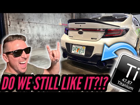 Titanium exhaust brz gr86