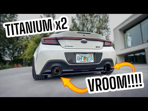 Noble Full Titanium Pro Dual Exit Cat Back Exhaust Subaru BRZ 2022-2025 / Toyota GR86
