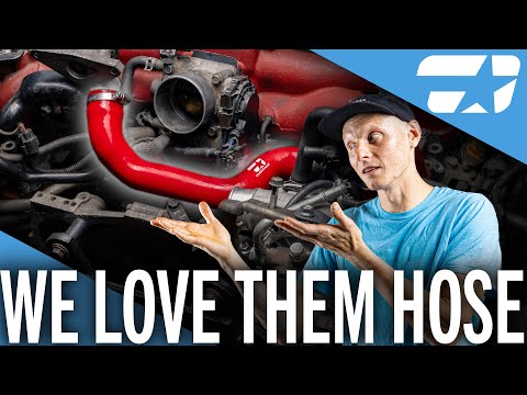 Overtake Bypass Valve Recirculation Hose Red Subaru WRX 2002-2007 / STI 2004-2021 | A10662RED