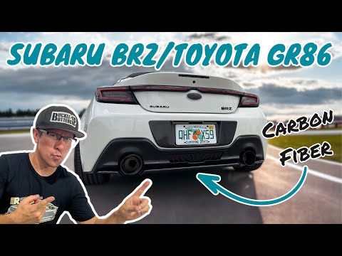Noble Carbon Fiber STI Style Rear Diffuser Set Subaru BRZ 22-25 / Toyota GR86 22-25