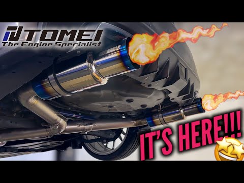 Tomei FULL Titanium Muffler Expreme Ti 2011-2021 WRX/STI GV/VA Type-D | TB6090-SB02D