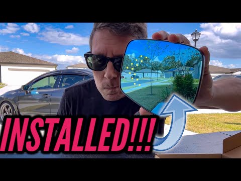 Noble NBS Heated Wide Angle Blue Mirrors with Turn Signals Subaru WRX 2015-2021 / STI 2015-2021