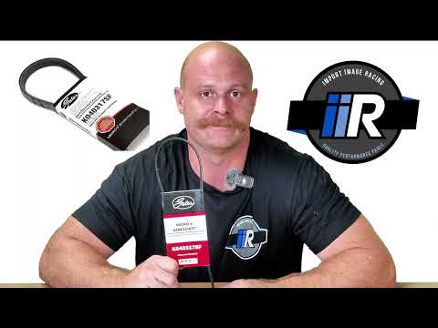 Gates Micro-V Stretch A/C Belt for Subaru WRX & STI | OEM-Quality Replacement | K040317SF